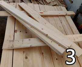 Finished pallets stock