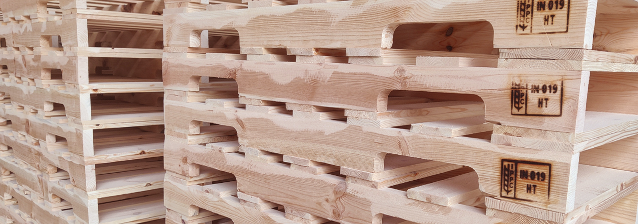EPAL and ISPM-15 certified export wooden pallets manufacturer in India